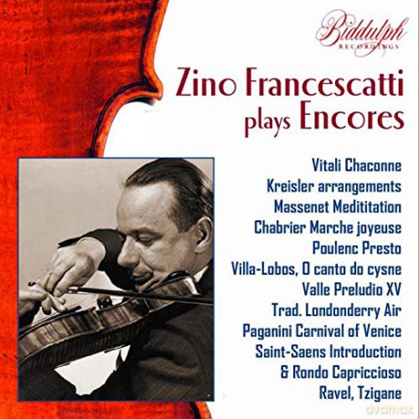 Dino Francescatti: Francescatti Plays His Violin Encores [CD]