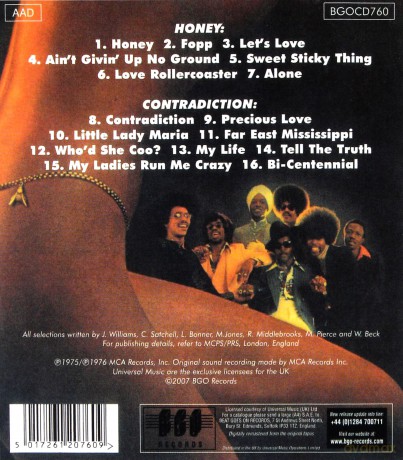 Ohio Players: Honeycontradiction [CD]