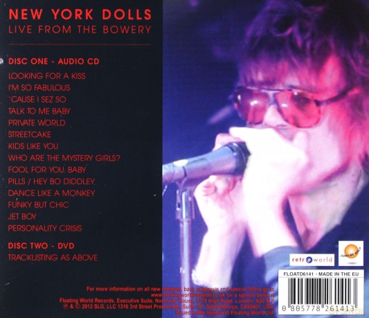 New York Dolls: Live From The Bowery [2CD]+[DVD]