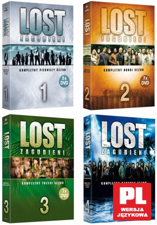Lost: Zagubieni sezony 1-4 Pakiet [25DVD]