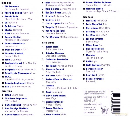 Noise Reduction System: Formative European Electronica 1974-1984 [4CD]