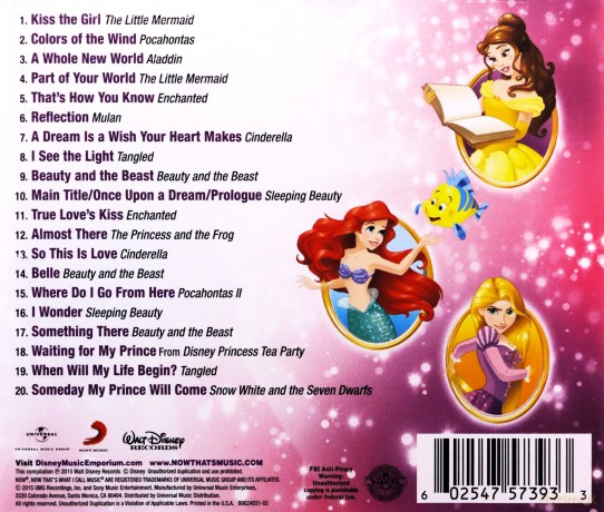 Now That's What I Call Disney Princess [CD]