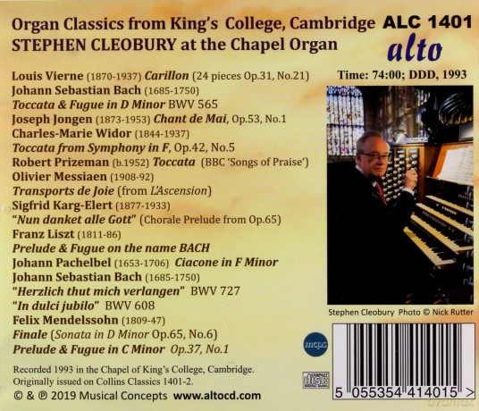 Stephen Cleobury: Organ Classics From King's [CD]