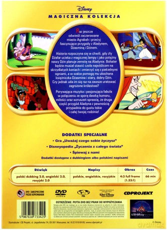 Aladyn 2 - Powrót Dżafara (Magiczna Kolekcja) (Disney) [DVD]