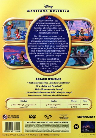 Lilo i Stich 2 - Mały feler Sticha (Magiczna Kolekcja) (Disney) [DVD]