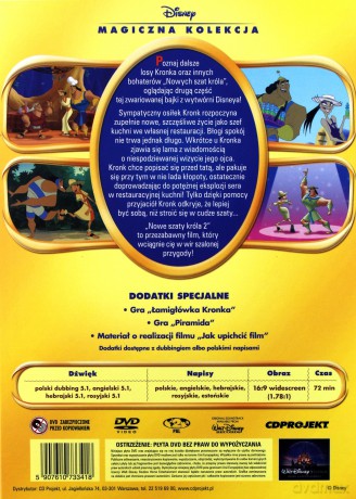 Nowe szaty króla 2: Kronk-nowe wcielenie (Magiczna Kolekcja) (Disney) [DVD]