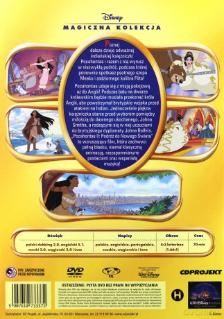 Pocahontas 2. Podróż do Nowego Świata (Magiczna Kolekcja) (Disney) [DVD]