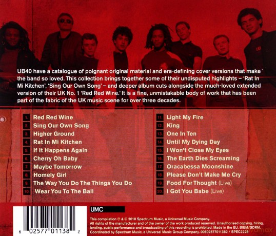Ub40: Red Red Wine: The Collection (Volume 2) [CD]