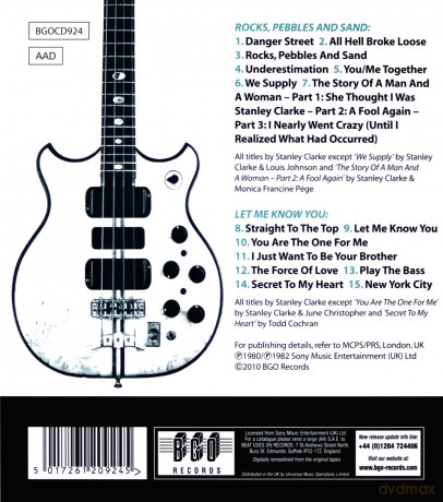 Stanley Clarke: Rock Pebbles And Sand Let Me Know You [CD]