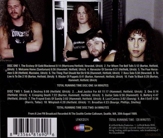 Metallica: Seattle '89 [2CD]