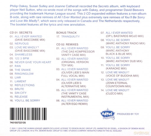 Human League: Secrets [2CD]