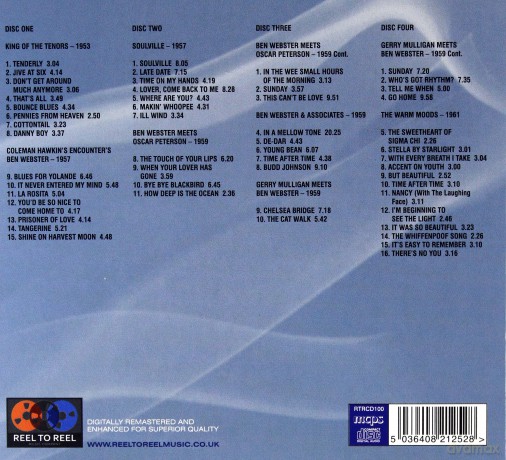 Ben Webster: Seven Classic Albums [4CD]