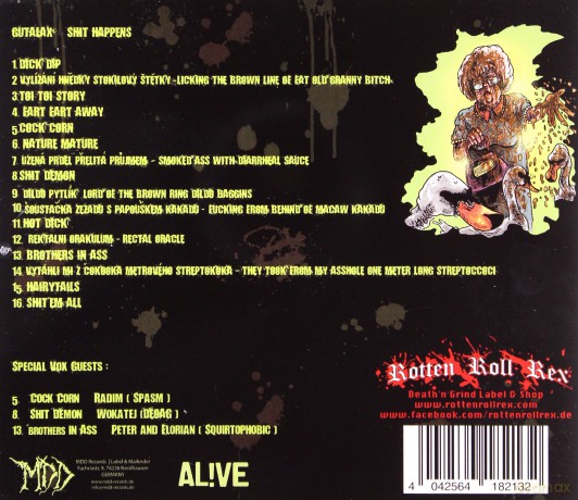 Gutalax: Shit Happens [CD]