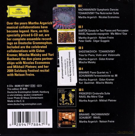 Martha Argerich: The Collection 3. Chamber Ensembles [BOX] [6CD]