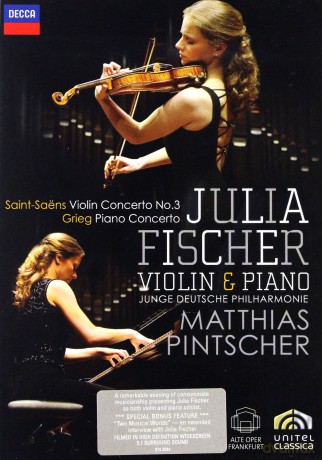 Julia Fischer: Saint-Saens: Violin Cto No.3/Grieg Piano [DVD]