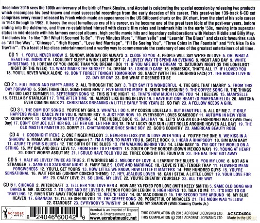 Frank Sinatra: The Complete Hits 1943-1962 [6CD]