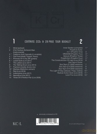 King Crimson: The Elements Tour Box 2019 [2CD]