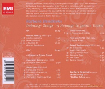 Hendricks: Debussy Melodies & J. Tourel Tribute [2CD]
