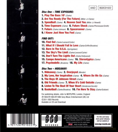 Stanley Clarke: Time Exposure / Find Out / Hideaway [2CD]