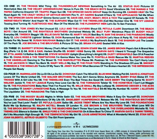 Ultimate 60S Hits [5CD]