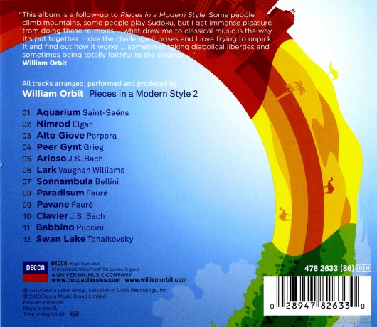 William Orbit: Pieces In A Modern Style 2 (PL) [CD]