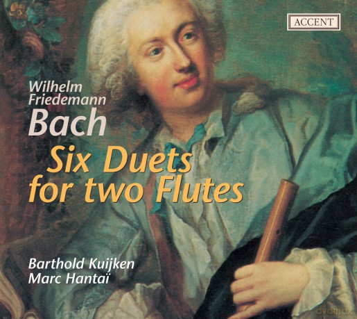 Kuijken - Hantai: Wilhelm Friedemann Bach - Six Duets For Two Flutes [CD]
