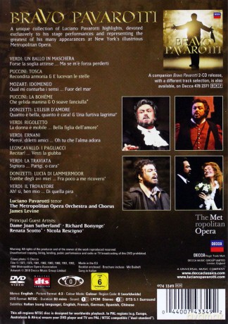 Luciano Pavarotti: Bravo Pavarotti [DVD]