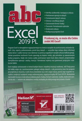 ABC Excel 2019 PL - Witold Wrotek [KSIĄŻKA]