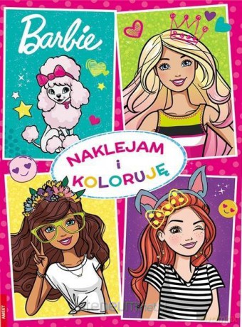 Barbie. Naklejam i Koloruję [KSIĄŻKA]