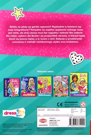 Barbie. Ubieranki, naklejanki [KSIĄŻKA]