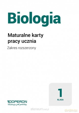 Biologia LO 1 Maturalne karty pracy Zakres rozszerzony [KSIĄŻKA]