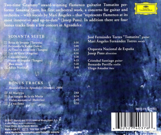 Tomatito: Sonanta Suite [CD]