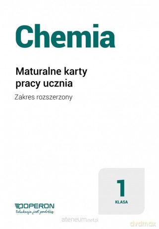 Chemia LO 1 Maturalne karty pracy Zakres rozszerzony [KSIĄŻKA]