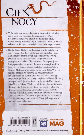Cień Nocy - Deborah Harkness [KSIĄŻKA]