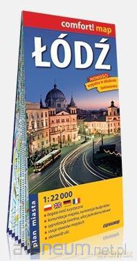 Compfort! map Łodź 1:22 000 plan miasta