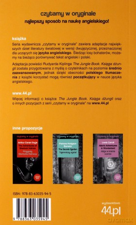 Czytamy w oryginale - Księga dżungli - Rudyard Kipling [KSIĄŻKA]