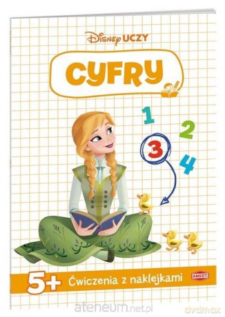 Disney uczy. Kraina Lodu. Cyfry 5+ [KSIĄŻKA]