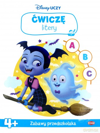 Disney uczy. Vampirina. Ćwiczę litery 4+ [KSIĄŻKA]