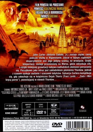 Księżniczka Marsa [DVD]