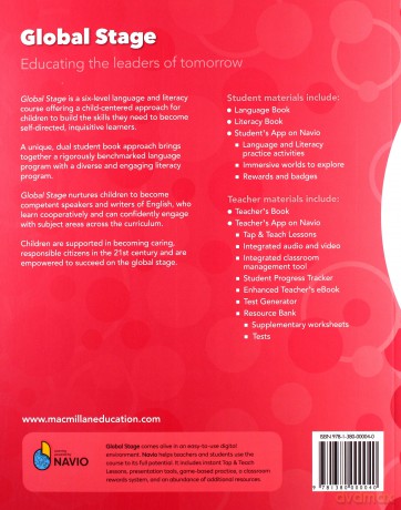 Global Stage 5 Language/Literacy Book + kod NAVIO [KSIĄŻKA]