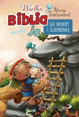 Gra memory i zgadywanka - Nowy Testament Wielka biblia, mały ja [GRA]