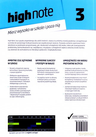 High Note 3 podręcznik B1+/B2 + Online Resources [KSIĄŻKA]