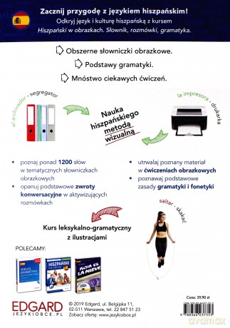 Hiszpański w obrazkach. Słownik, rozmówki - Joanna Ostrowska [KSIĄŻKA]