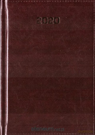 Kalendarz 2020 Dzienny A5 Baladek bordo [KALENDARZ]