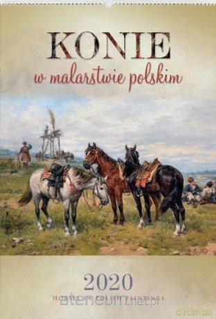 Kalendarz 2020 Reklamowy Konie w malarstwie.. RW12 [KALENDARZ]
