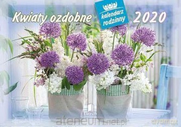 Kalendarz 2020 Rodzinny Kwiaty ozdobne WL2 [KALENDARZ]