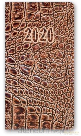 Kalendarz 2020 Tygodniowy A6 Soft Aligator 11TS [KALENDARZ]