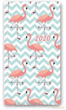 Kalendarz 2020 Tygodniowy A6 Soft Flamingi 11TS [KALENDARZ]