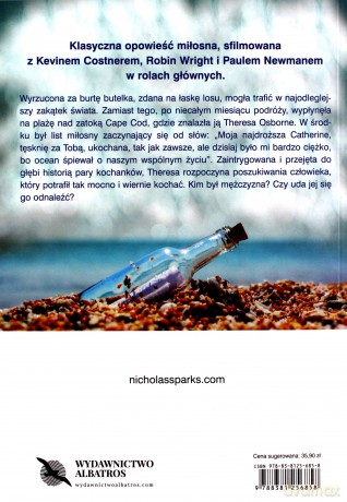 List w butelce - Nicholas Sparks [KSIĄŻKA]