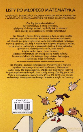 Listy do młodego matematyka - Ian Stewart [KSIĄŻKA]